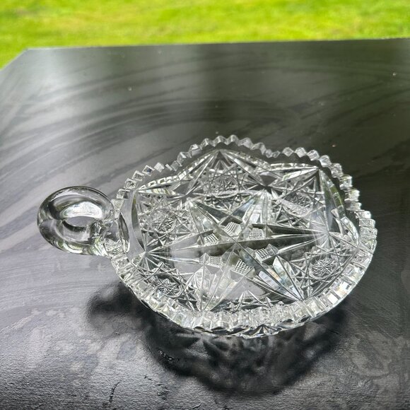 #3641 Vintage Royal by Edinburgh Crystal  VINTAGE CRYSTAL CANDY DISH - Picture 1 of 14